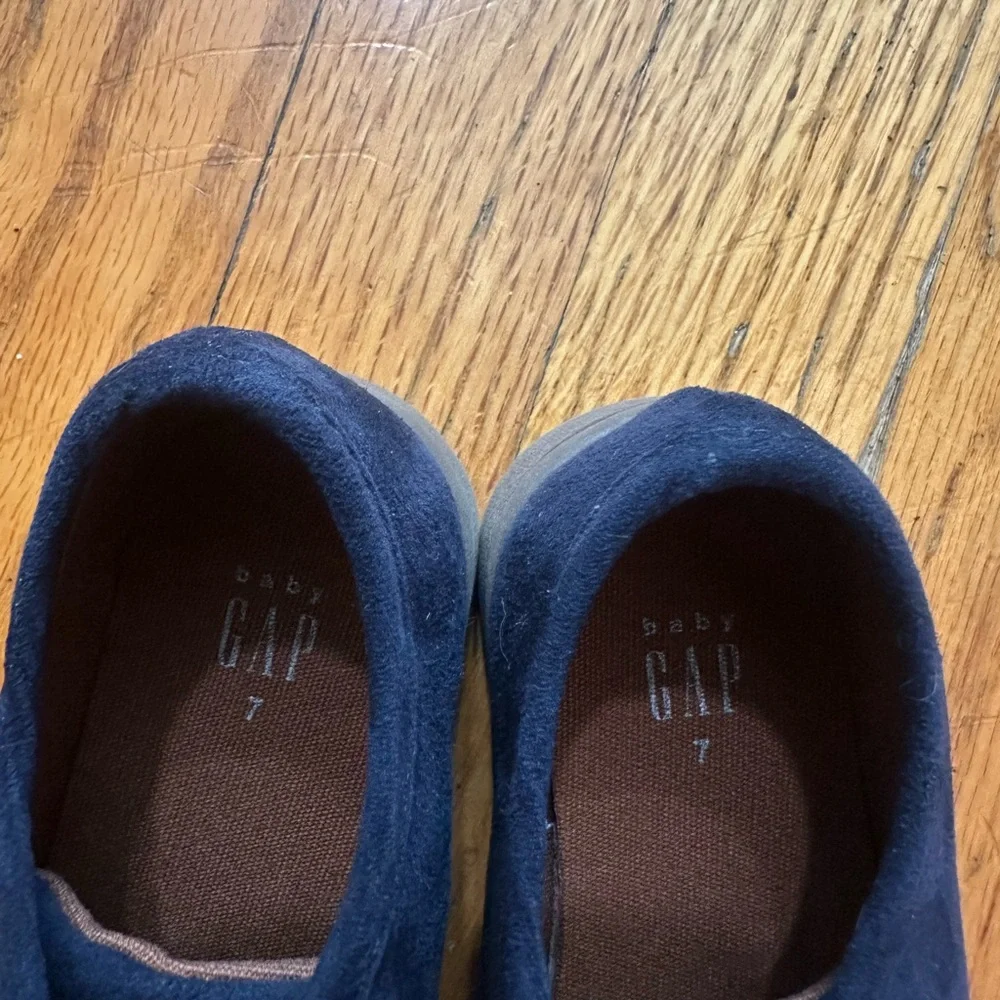 Baby Gap Boys Navy Blue Suede Loafers